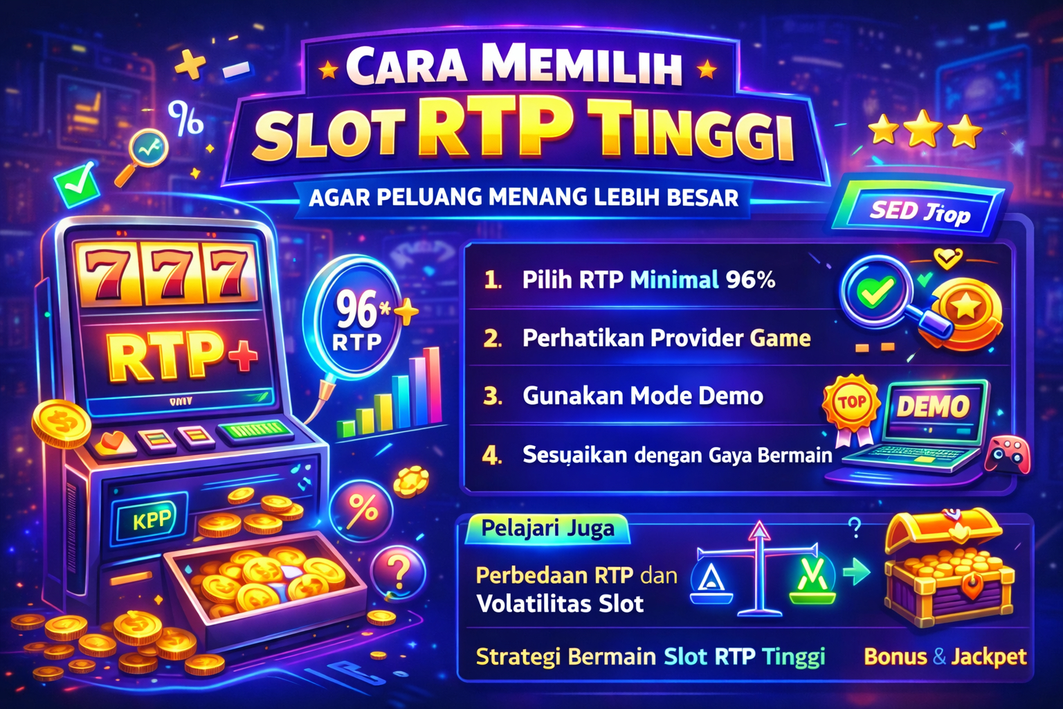 cara memilih slot RTP tinggi